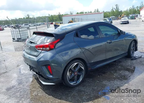 2019 Hyundai Veloster Turbo Ultimate из США, поврежденный, VIN KMHTH6AB7KU007172